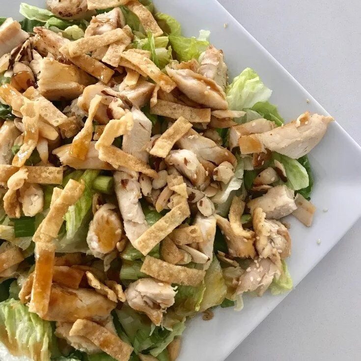 Пошаговые рецепты с фото салат куриный Copycat Panera Asian Chicken Salad Recipe Asian chicken salads, Asian chicken sa