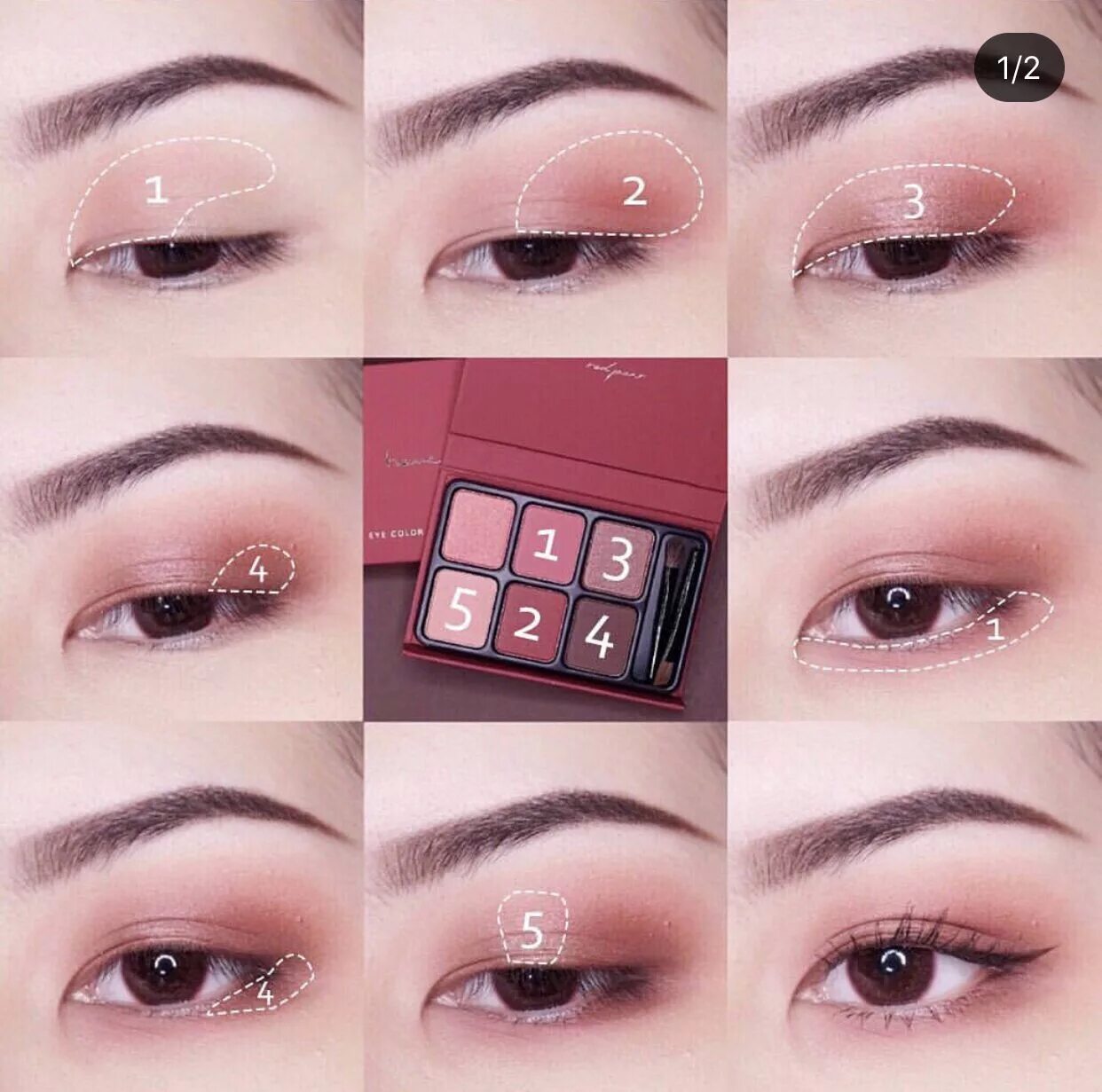 Пошаговый корейский макияж Pin on Makeup Eye makeup, Korean eye makeup, Asian makeup