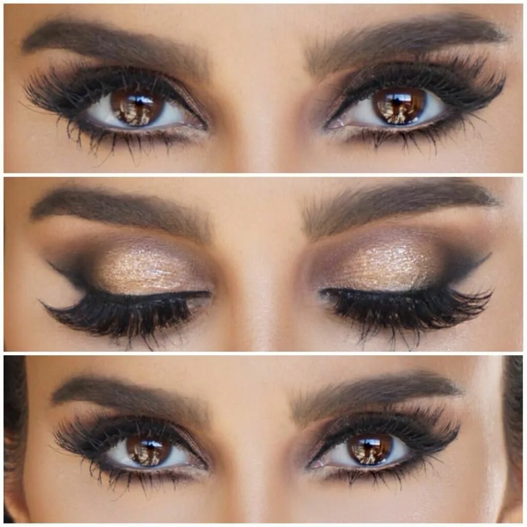 Пошаговый макияж для брюнеток фото Lilly Ghalichi on X Eye makeup, Gorgeous makeup, Skin makeup