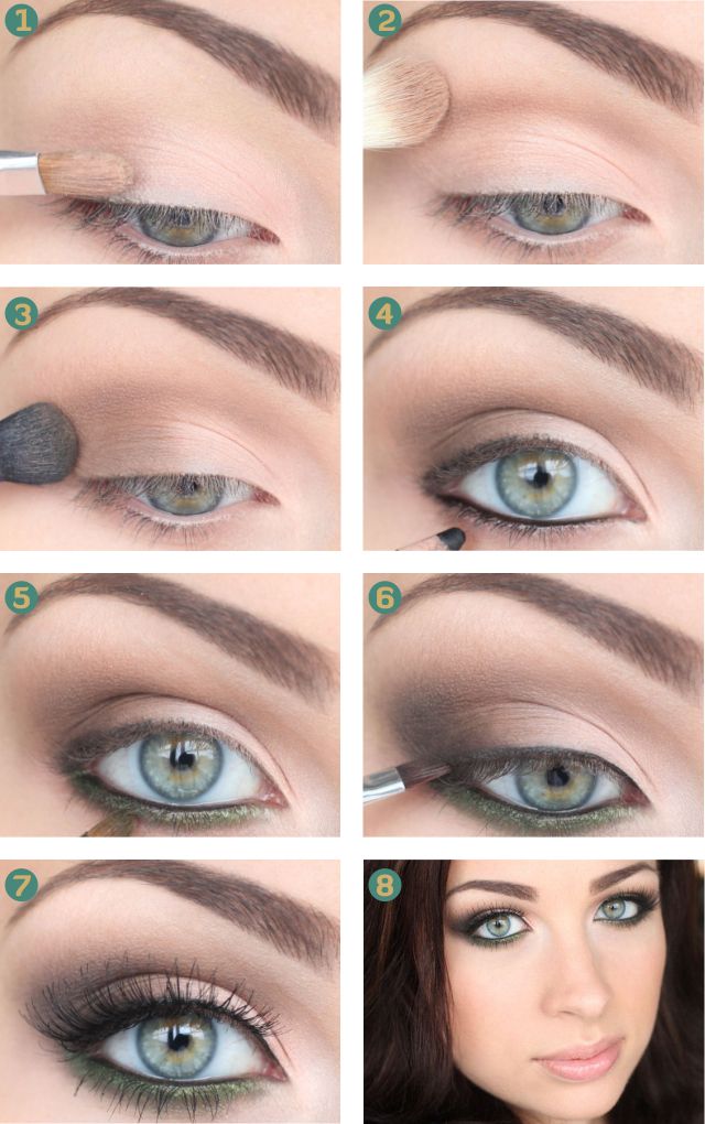 Lovely Makeup Tutorials For Blue Eyes Blue eye makeup tutorial, Spring makeup, B