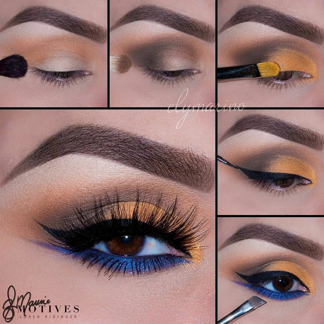 Пошаговый макияж фото Motives Cosmetics on Instagram: "Simply Stunning by @elymarino using our Dynasty