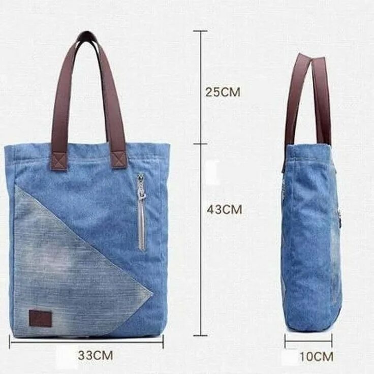 Пошить сумку джинсов выкройка Сумка из старых джинсов: ТОП 12 выкроек Denim tote bags, Denim handbags, Denim b