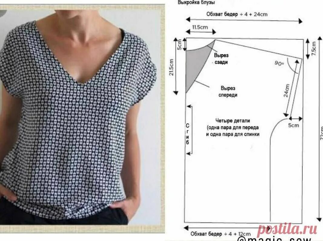 Пошив блузок своими руками выкройки Шитье Fashion sewing, Sewing clothes women, Blouse diy