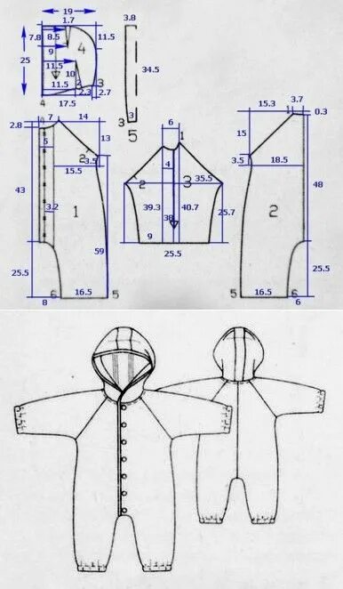 Пошив детского костюмчика выкройка Pin on шьем и вяжем маленьким и грудным деткам Baby sewing patterns, Sewing baby