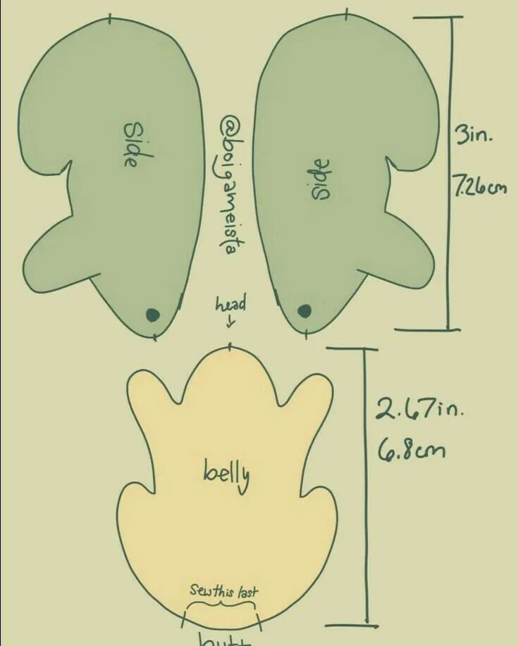 Пошив игрушки выкройка выкройка лягушки из пинтереста Дзен
