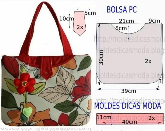 Пошив сумок из ткани своими руками выкройки Pin on Bolsas, Carteiras. Sacolas e Acessórios de Moda em tecido