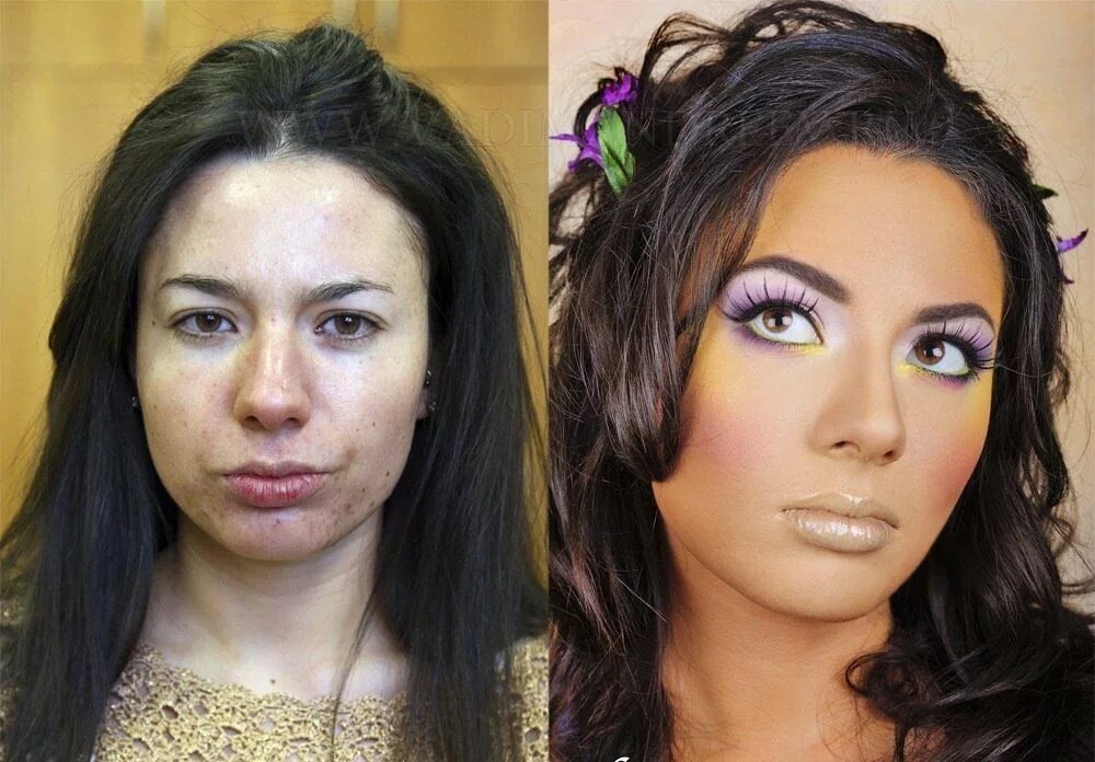 После макияжа болят глаза Amazing Before & After Photos That Will Show You the Magic of Makeup. Stunning! 