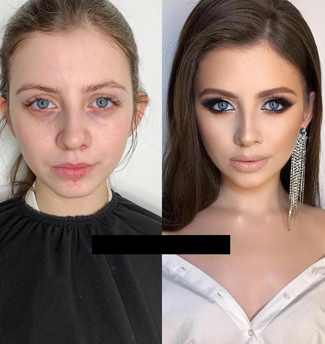 После макияжа болят глаза 25 Images that show the power of makeup. Makeup transformation, Makeup jobs, Pow