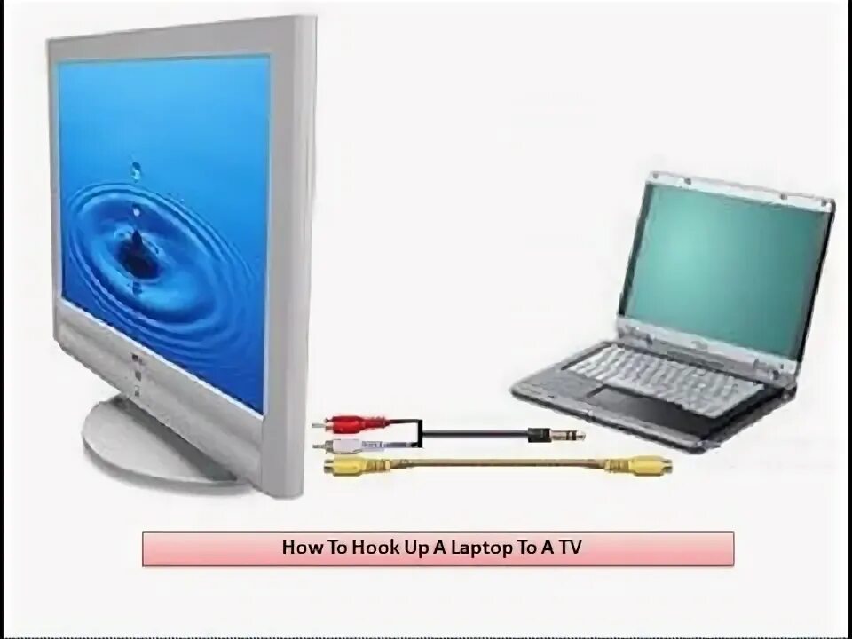 После подключения ноутбука к телевизору How to Hook Up A Laptop To A TV - Step By Step Guide - YouTube