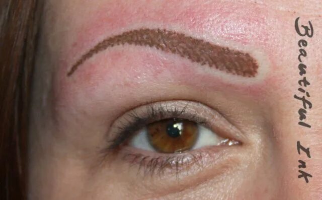 После татуажа сильный Permanent Makeup Eyebrow Tattoo Permanent makeup eyebrows, Eyebrow tattoo, Perma