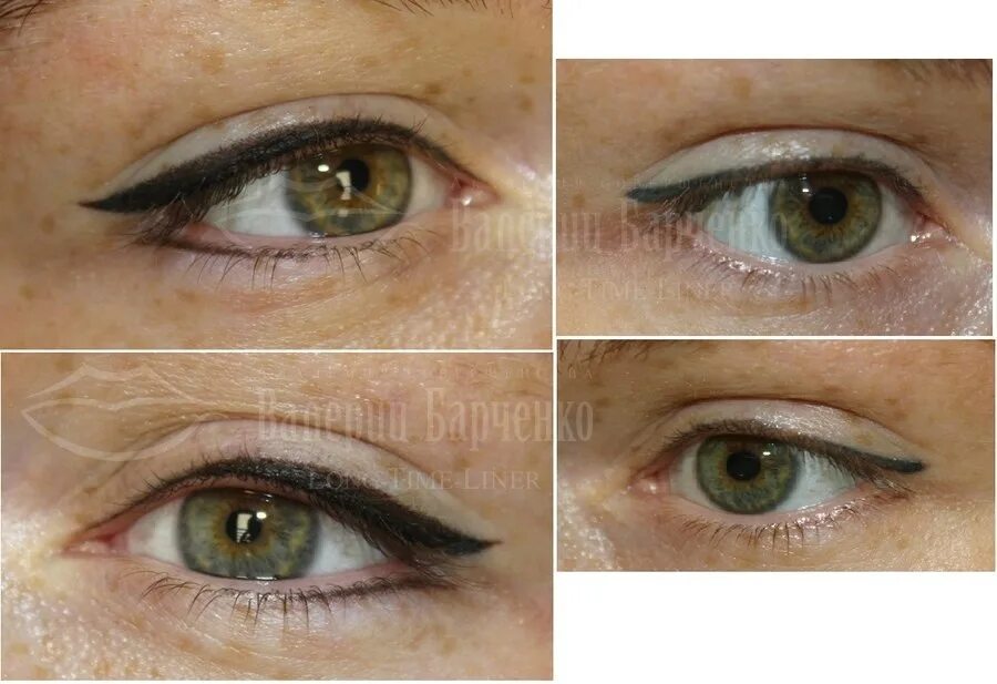 После татуажа стрелок A session of permanent eyelid tattoo (arrow, interlaced) will give free Cosmetic