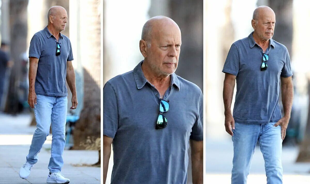 Последние фото сегодня Bruce Willis, 67, looks slimmer than usual in latest outing amid aphasia battle 