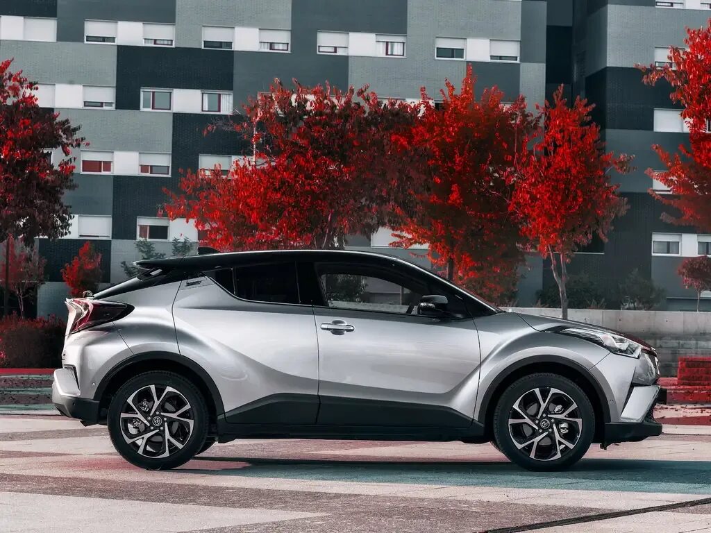 Последние модели тойоты фото Toyota C-HR 2016, 2017, 2018, 2019, джип/suv 5 дв., 1 поколение технические хара