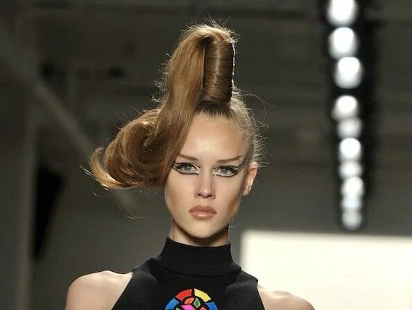 Последние прически Jeremy Scott Fashion week hair, Hair styles 2014, Hair styles