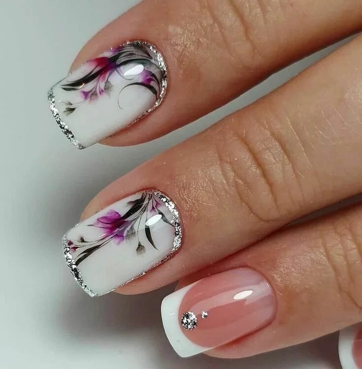 Последний дизайн маникюра acrylic coffin nails, short nails design,summer, square nails, summer short nail