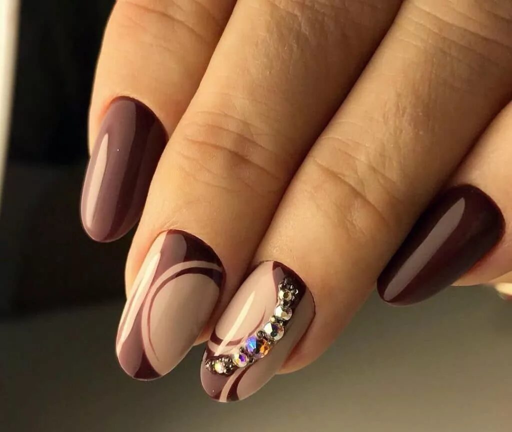 Последний дизайн ногтей фото 100 модных новинок: Маникюр Осень-Зима 2019 на фото Manicures designs, Manicure,