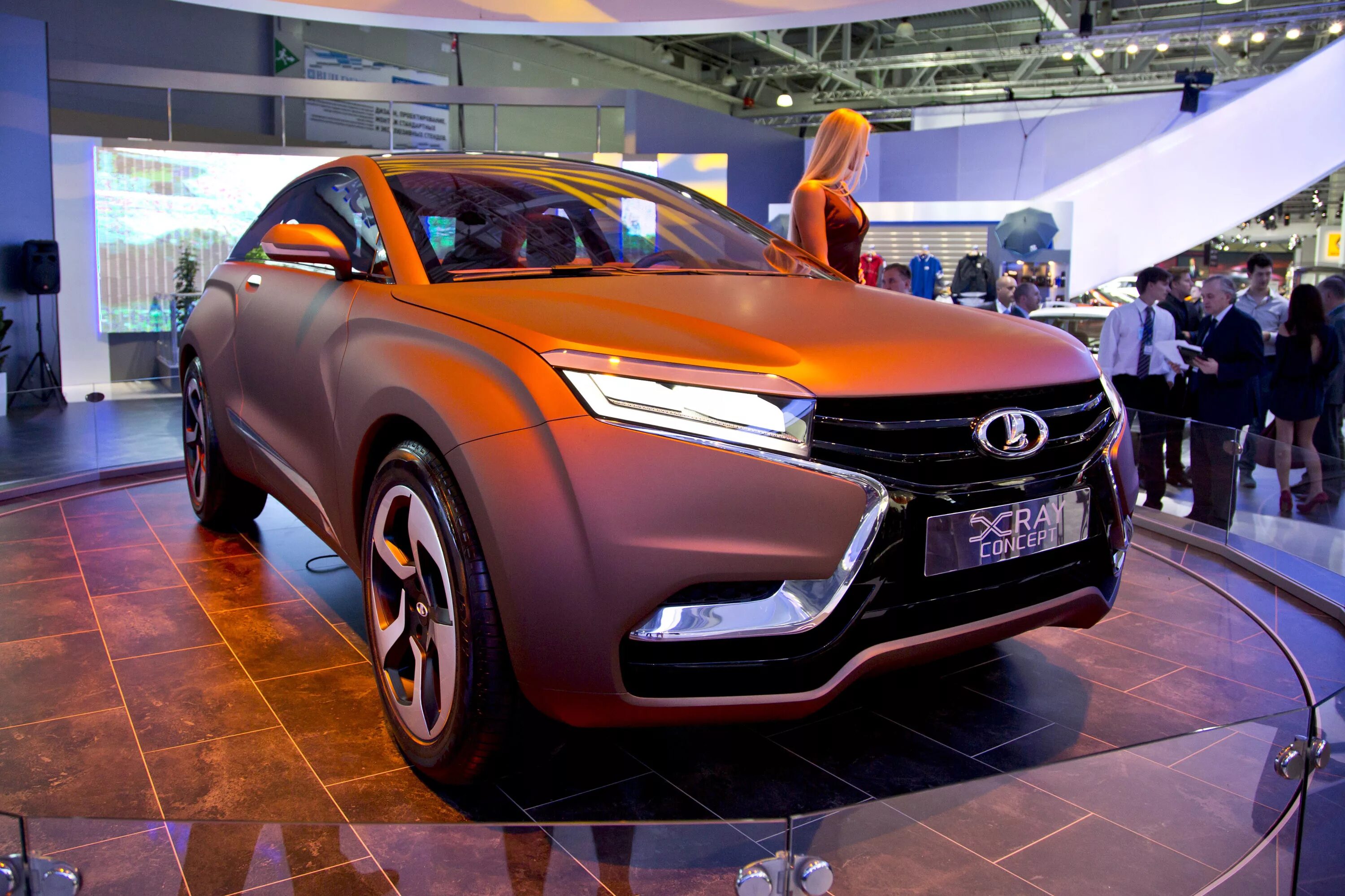 Последняя модель лады фото 2013 Lada X-Ray Concept World Premiere in Moscow