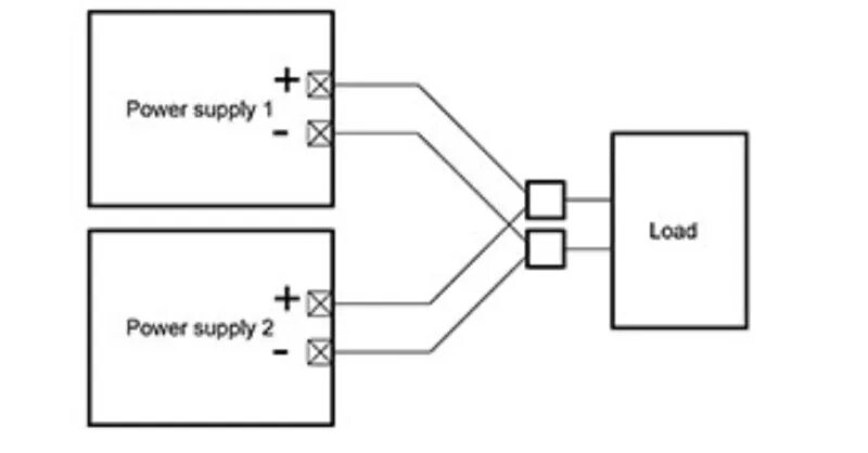 Последовательное подключение блоков питания Последовательное и параллельное соединение блоков питания