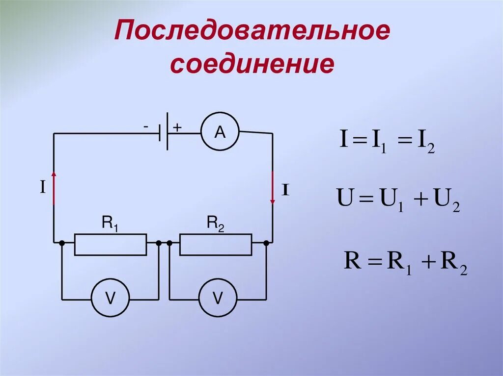 Последовательное подключение двигателя Тест последовательное соединение проводников 8 класс