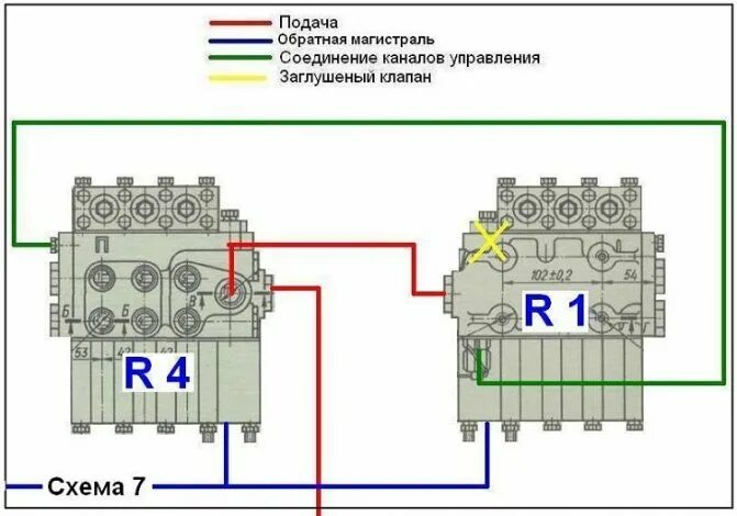 Последовательное подключение двух гидрораспределителей болгария Не работает распределитель МТЗ