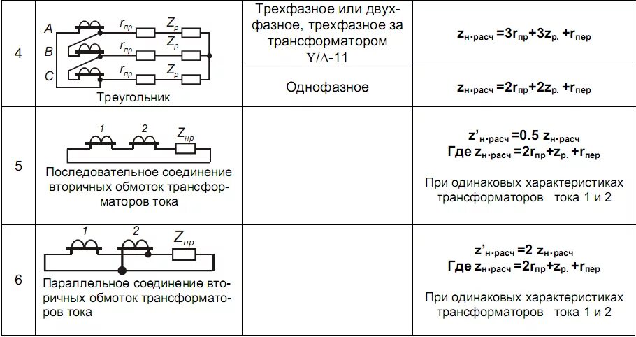 Последовательное подключение первичных обмоток двух трансформаторов Схемы соединения трансформаторов тока