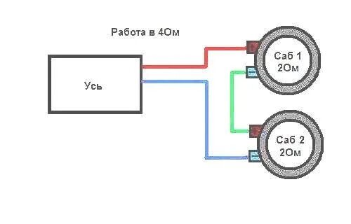 Последовательное подключение сабвуфера 2 2 Подключение сабвуфера - Фотография 22 из 22 ВКонтакте