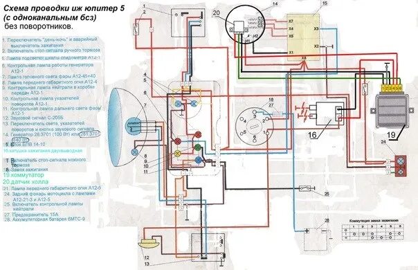 Последовательность подключения фары на иж юпитер бсз иж юпитер - Фотография 5 из 23 ВКонтакте