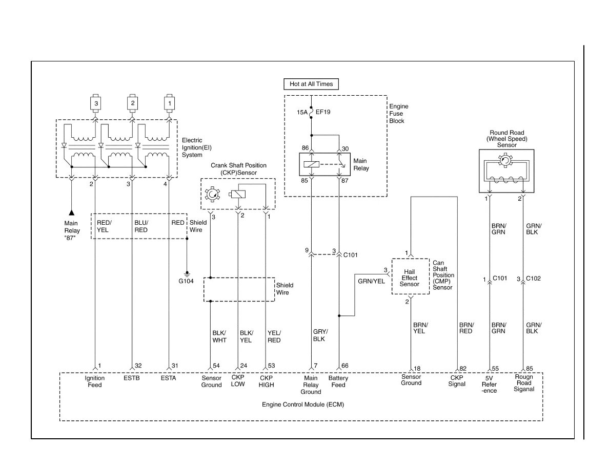 Последовательность подключения зажигания дэу матиз Daewoo Matiz (2003 year). Service manual - part 102