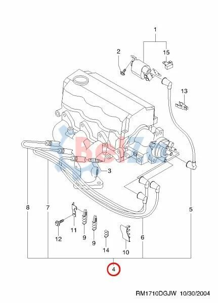 Последовательность подключения зажигания дэу матиз 96256433/7367/RC-DW304 Провода высоковольтные (комплект) для Дэу Матиз (каталог 