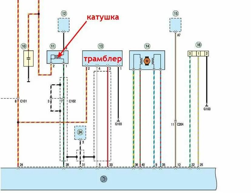 Последовательность подключения зажигания дэу матиз Какие провода соединить чтобы завести матиз - фото - АвтоМастер Инфо