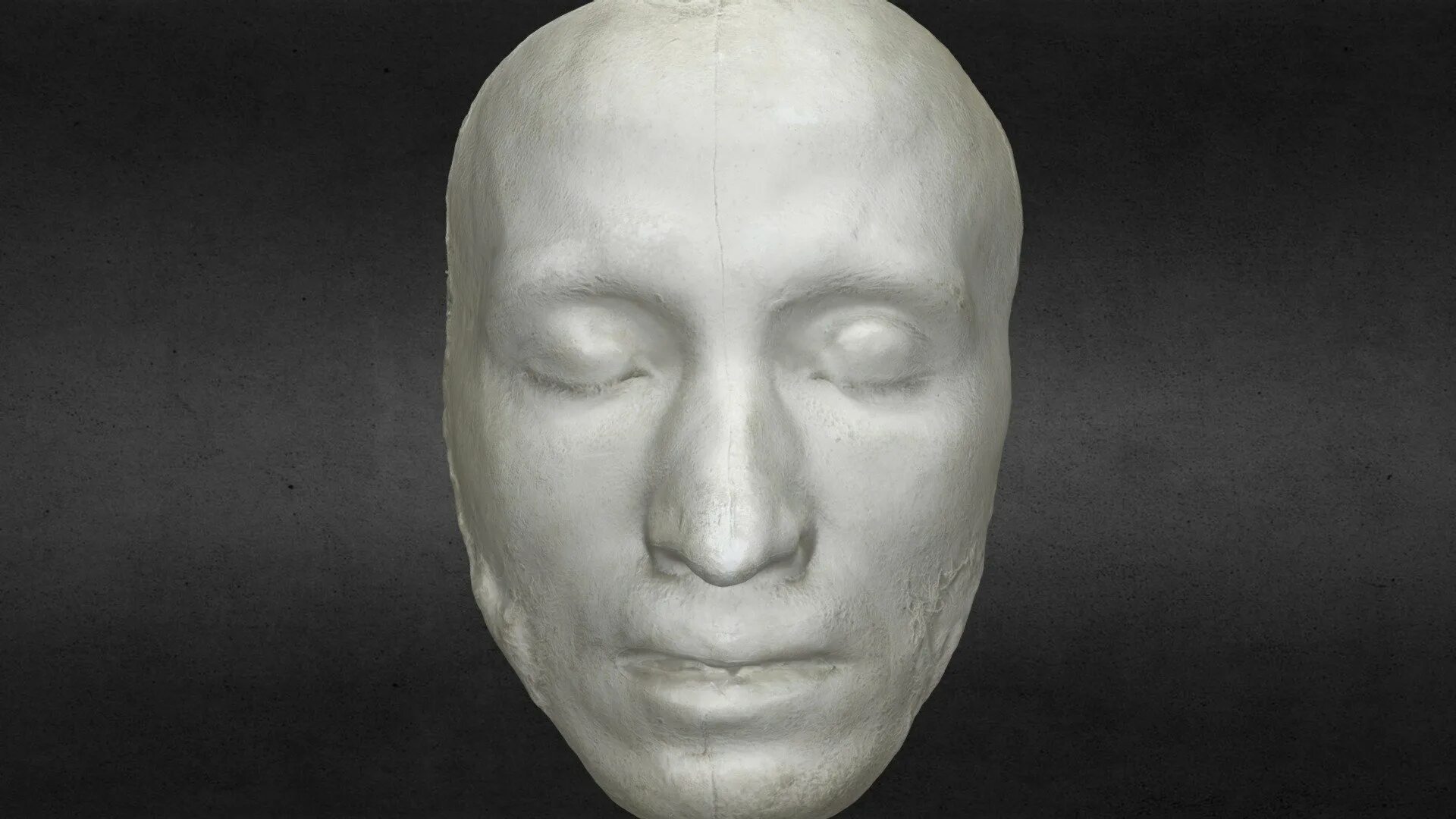 Посмертная маска пушкина фото Alexander Pushkin’s Death Mask - 3D model by Rodeus 127b021 - Sketchfab