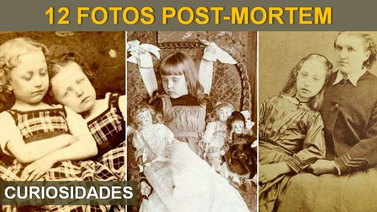 Посмертные фото и их история 12 FOTOS POST-MORTEM - VOCÊ GUARDARIA ESTA LEMBRANÇA? - CURIOSIDADES - YouTube