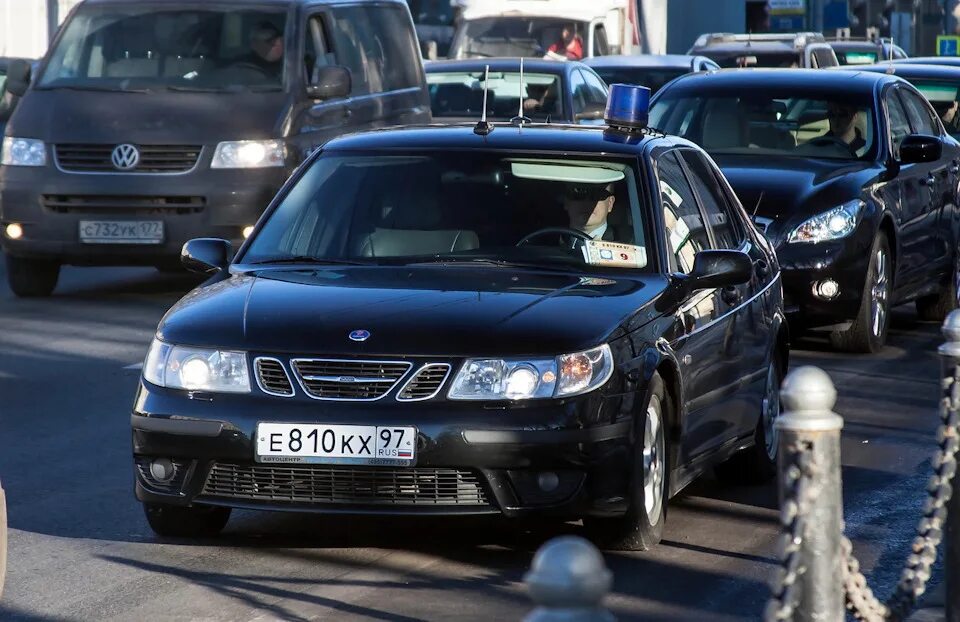 Посмотреть фото машины по гос номеру 9-5 на службе - Saab 9-5, 2,3 л, 1998 года наблюдение DRIVE2