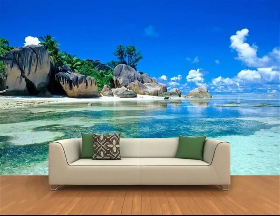 Посмотреть фото в хорошем качестве Custom 3D Photo Wallpaper Mural Non woven Living Room TV Sofa Backdrop Wall pape