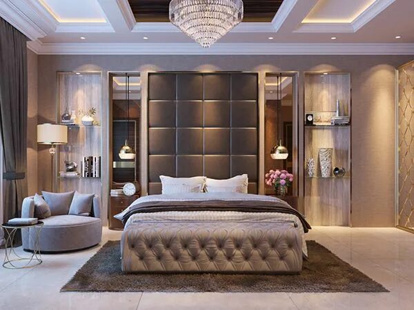 Посмотреть интерьер спальни Contemporary Bedroom on Behance Luxury bedroom inspiration, Luxurious bedrooms, 