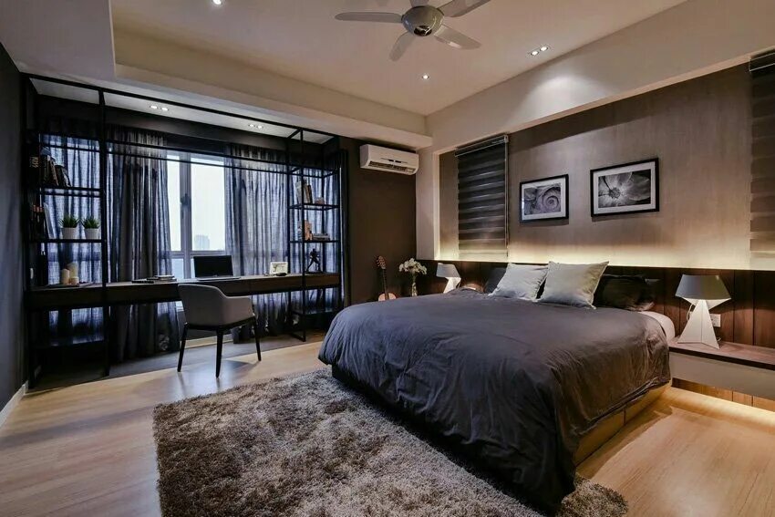 Посмотреть интерьер спальни Моё Чудо Condominium design, Contemporary modern bedroom, Modern bedroom