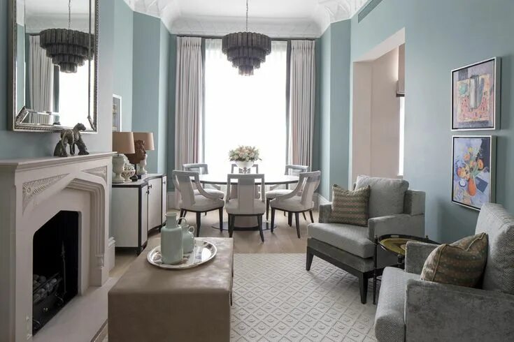 Посмотреть интерьеры квартир 7 Ways to Use Duck Egg Blue to Spruce Up Your Living Room Decor London living ro