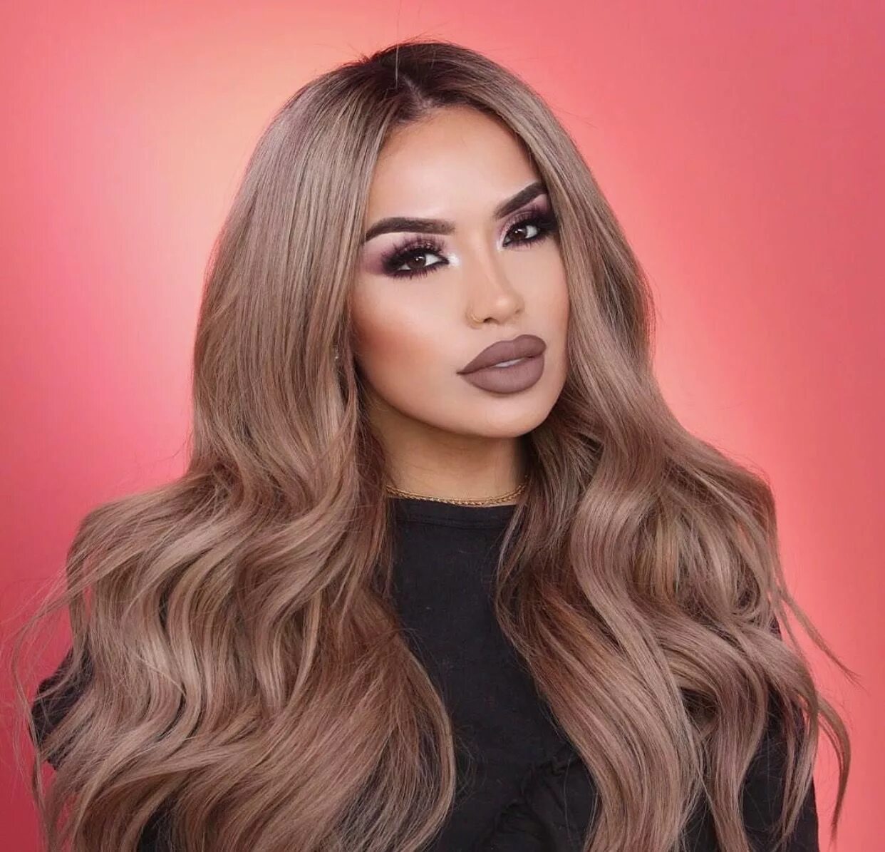 Посмотреть как будет выглядеть цвет волос Iluvsarahii Champagne hair color, Champagne hair, Long curly hair