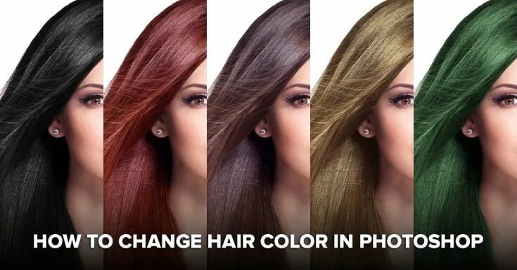 Посмотреть как будет выглядеть цвет волос Photoshop Tutorials Change hair color, Change hair, Hair color dark