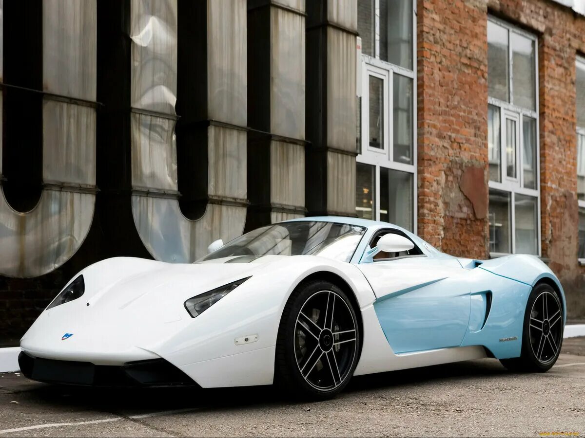 Посмотреть как выглядят машины Купить б/у Marussia B2 2010-2014 2.8 AT (420 л.с.) бензин автомат в Самаре: белы