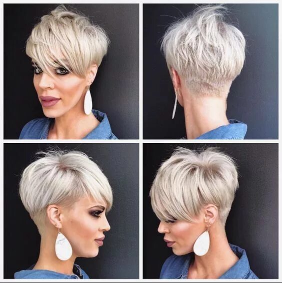 Посмотреть короткие стрижки Rövid frizurák hosszú frufru-val Frizuraképek Short hair haircuts, Short hair cu