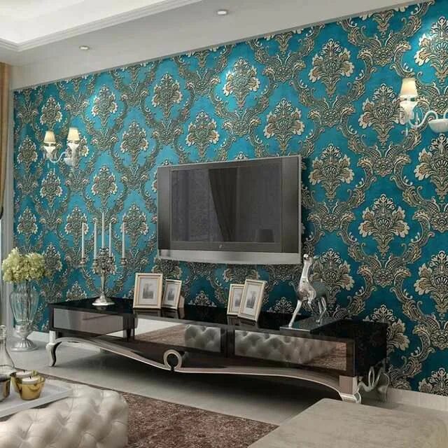 Посмотреть обои в интерьере онлайн Online Shop free shipping 2014 new high-end 3D wallpaper backdrop bedroom, livin