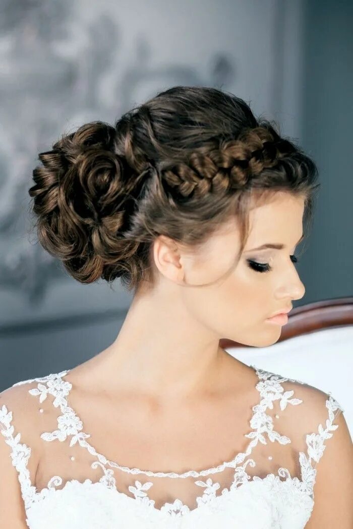 Посмотреть прически Elegant wedding hair, Unique wedding hairstyles, Wedding hair and makeup