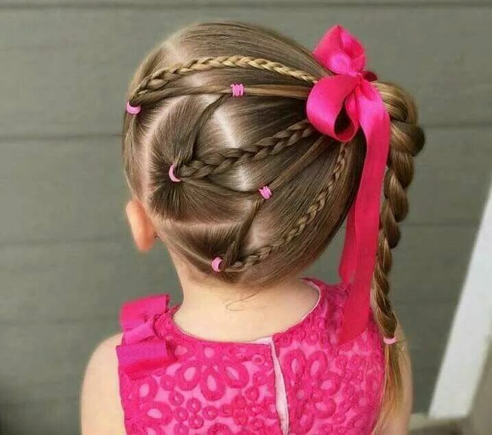 Посмотреть прически для девочек Pin by Dayana Alpiza on peinados Kids hairstyles, Hair styles, Toddler hairstyle