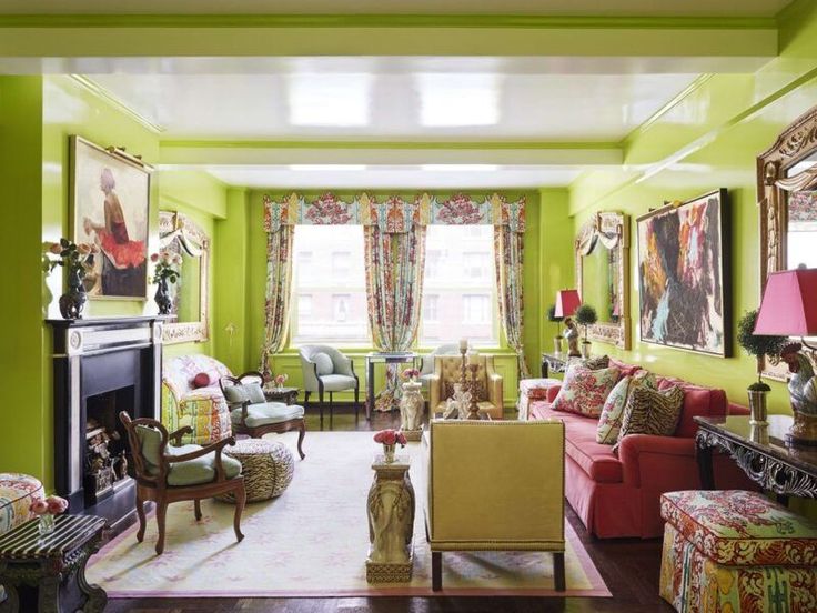 Посмотреть цвет в интерьере Design Crush: Chiqui Woolworth (The Glam Pad) Room color combination, Living roo