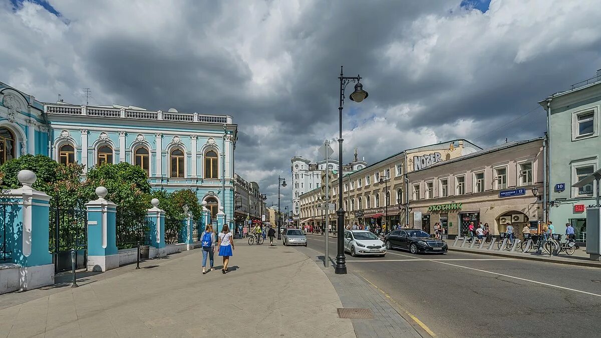 Посол московская ул 95 фото Файл:Moscow Myasnitskaya at Lubyanka asv2019-06.jpg - Википедия