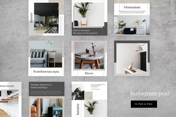 Пост про дизайн интерьера Interior social media template Interior design template, Interior design instagr