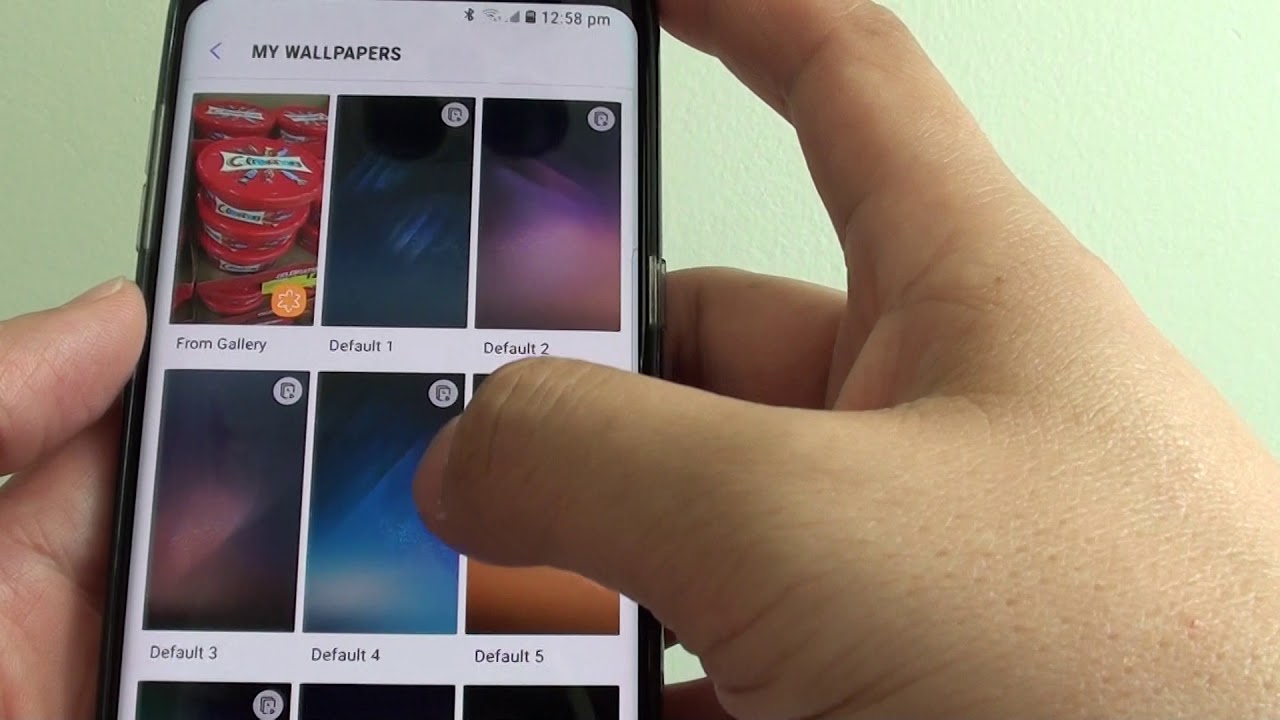 Поставить фото на экран блокировки самсунг Samsung Galaxy S8: How to Change Lock Screen Wallpaper Only - YouTube