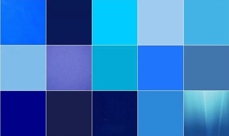 Поставить синий цвет на фото 20 Different Shades of Blue Color Names Blue shades colors, Shades of yellow col