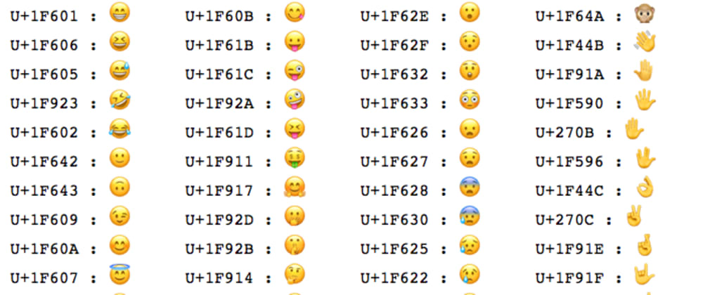 Поставить смайлик на лицо на фото List of Emojis HEX/HTML Codes - DEV Community